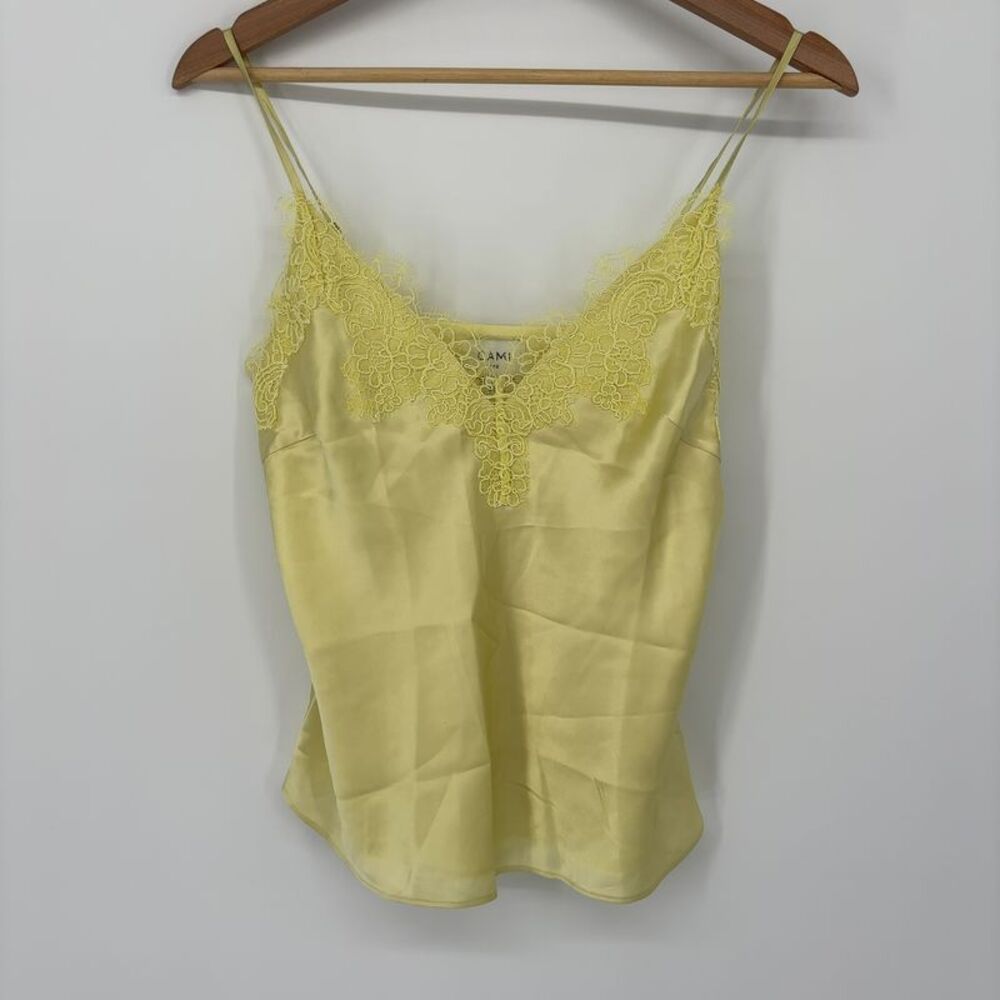 Cami NYC Annika Silk Camisole in Yellow